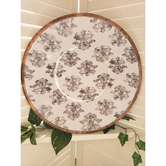 WOOD AND ACRYLIC DECORATIVE BOWL - Picture 8 of 8